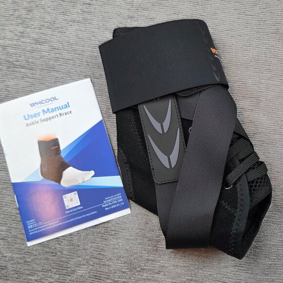 WHCool Ankle Support Brace Size M 12 - 13" Inch Ankle Circumfrance NEW Open Bag - Picture 3 of 5